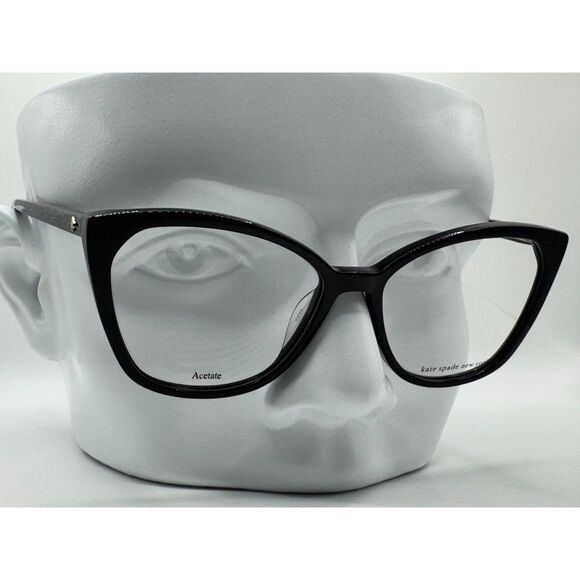 NEW Kate Spade Designer Eyeglasses | "Zahra" | Black | 53/15/140 | NWT - Picture 1 of 6